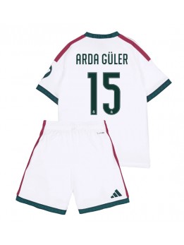 Real Madrid Arda Guler #15 Heimtrikotsatz für Kinder 2026-27 Kurzarm (+ Kurze Hosen)